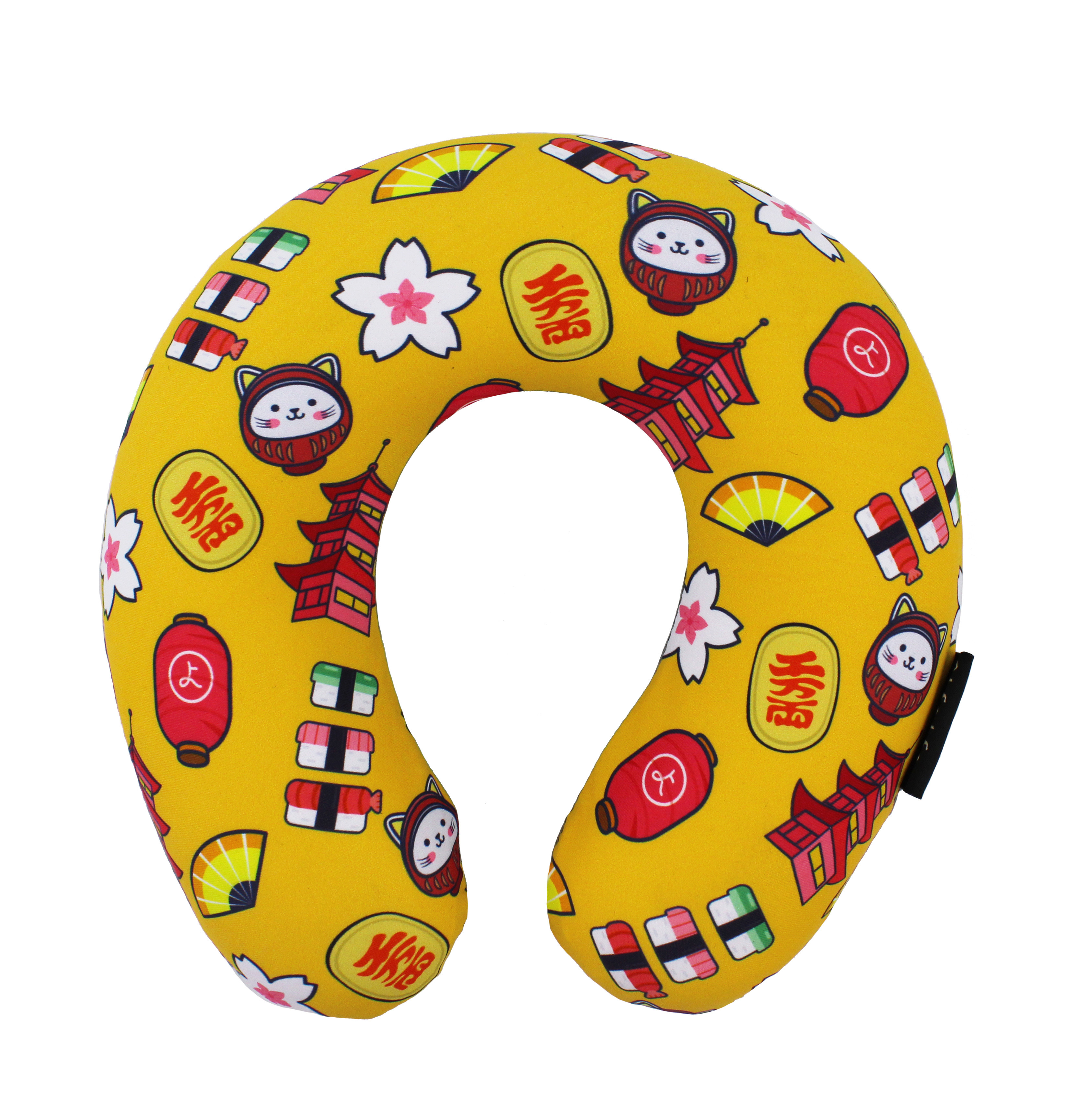 Japan Lucky Cat KIDS CoolNEX Memory foam Neck cushion