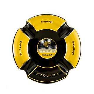 מאפרה מפורצלן קוהיבה COHIBA , אש טבק חנות עישון
