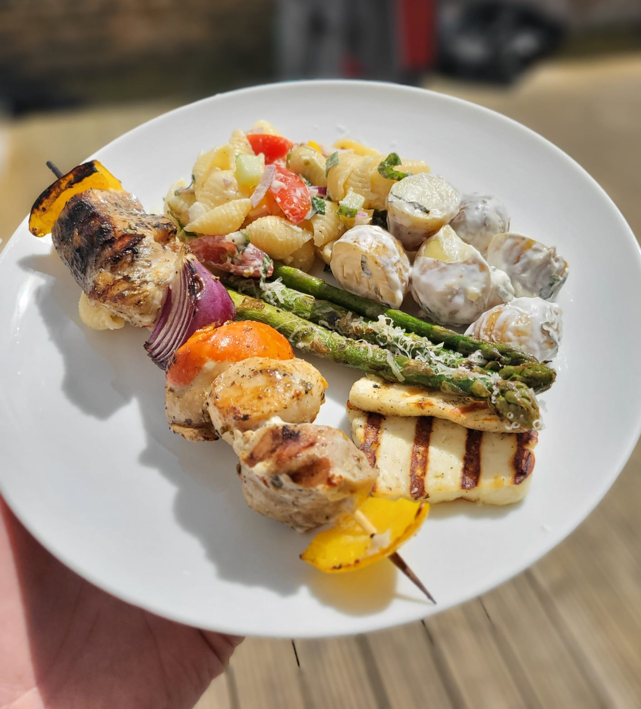 Halibut Scallop brochettes: Make them your way