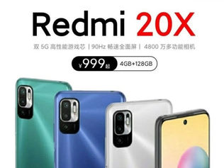 Redmi 20X 5G Poster Leaks Showing Specs, Price, Colours