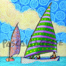 Zafer painting from Mauritian artist Pascal Lagesse - Unavailable