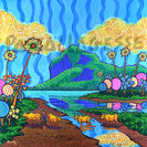 Zafer painting from Mauritian artist Pascal Lagesse - Unavailable