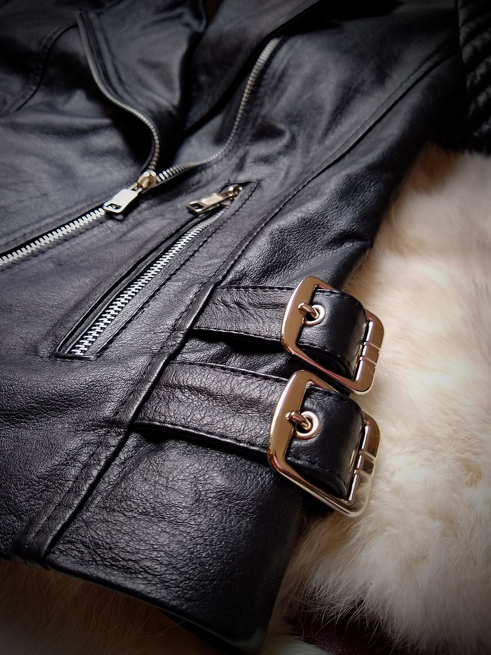 Miniatura: chamarra dama abullonada A-27