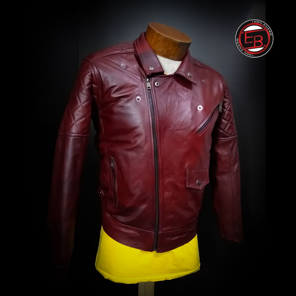 Miniatura: Chamarra hombre / Mod: A-26 rojo contrastado