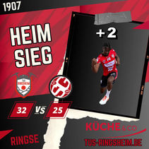 Spielbericht TUS Ringsheim – SG Maulburg/Steinen 32:25 (10:8)🔴⚪️