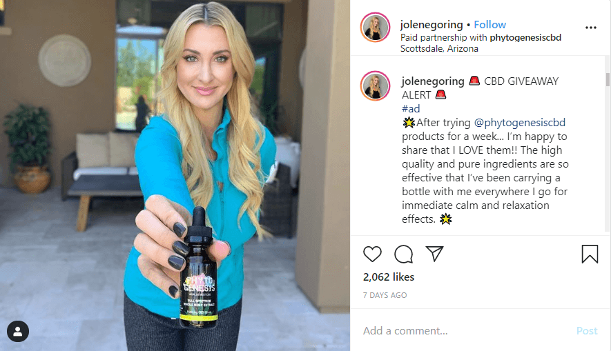 Jolene Goring insta