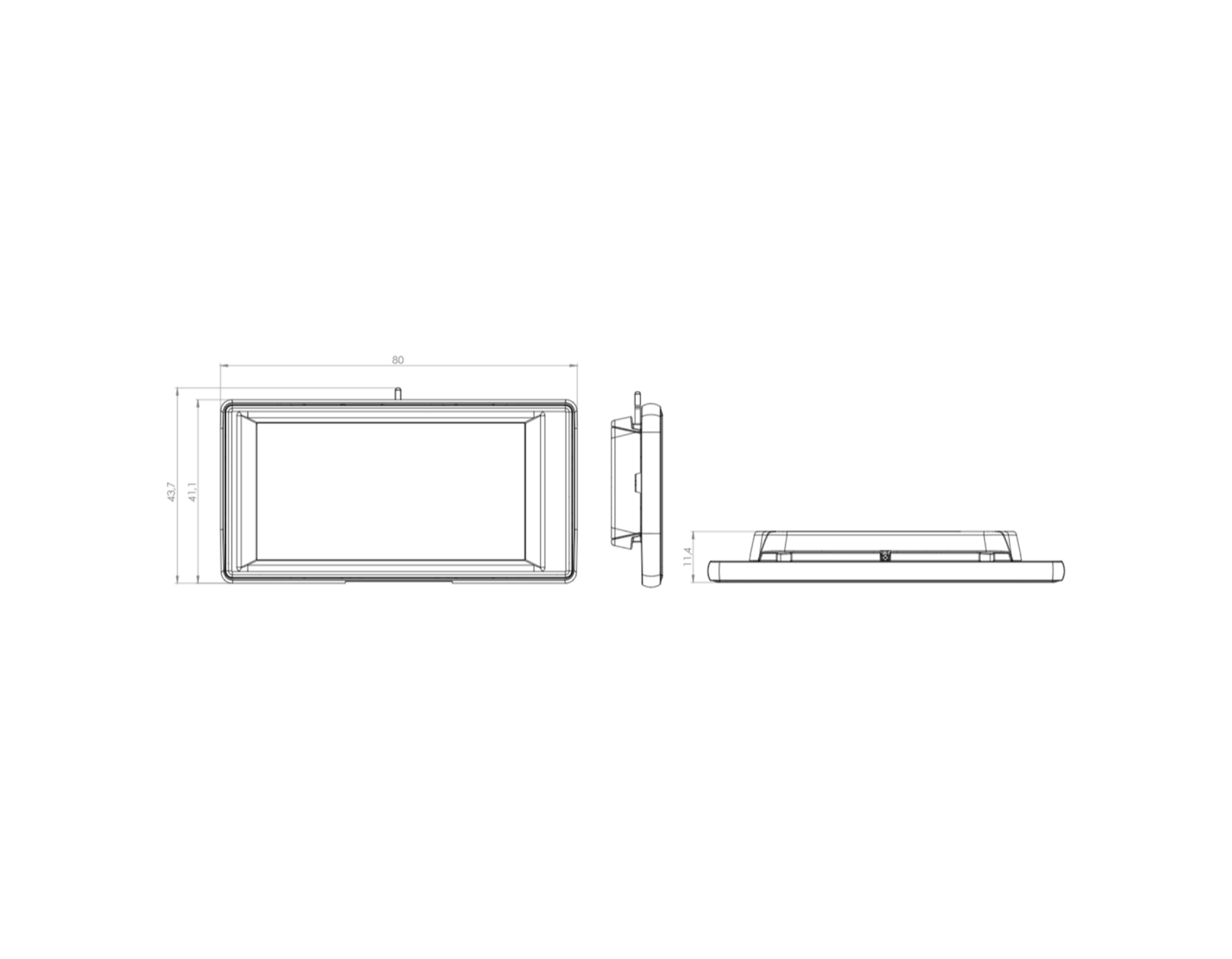 VUSION 2.6" BW FREEZER (80/case)