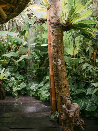 Alamvaya Bali Bamboo House in Sidemen, family villas bali