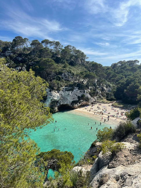 Cala Macarella in Menorca Spain