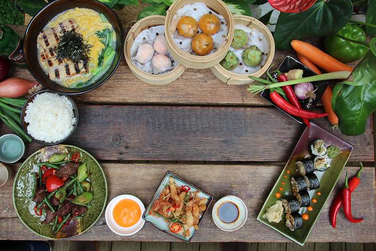 pan-asian and chinese food