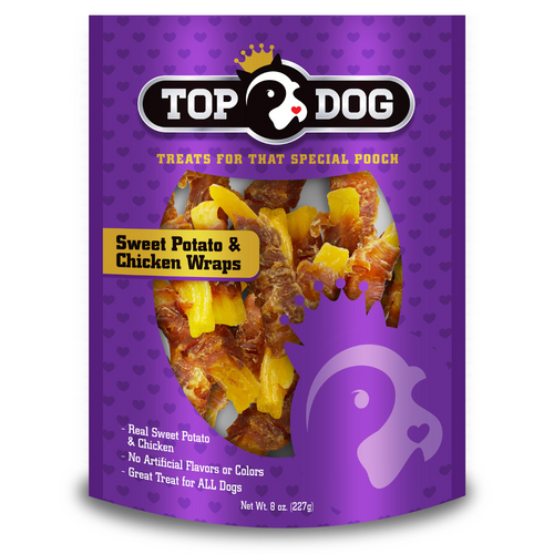 Top Dog Sweet Potato & Chicken Wraps ktrgroupinc