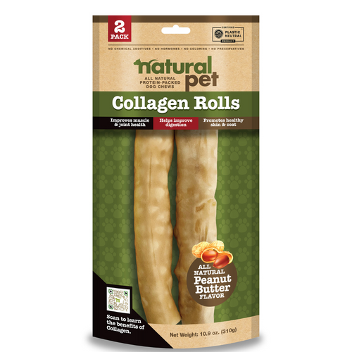 Natural Pet Collagen Rolls 2CT ktrgroupinc