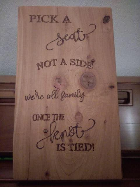 Custom Wedding Sign