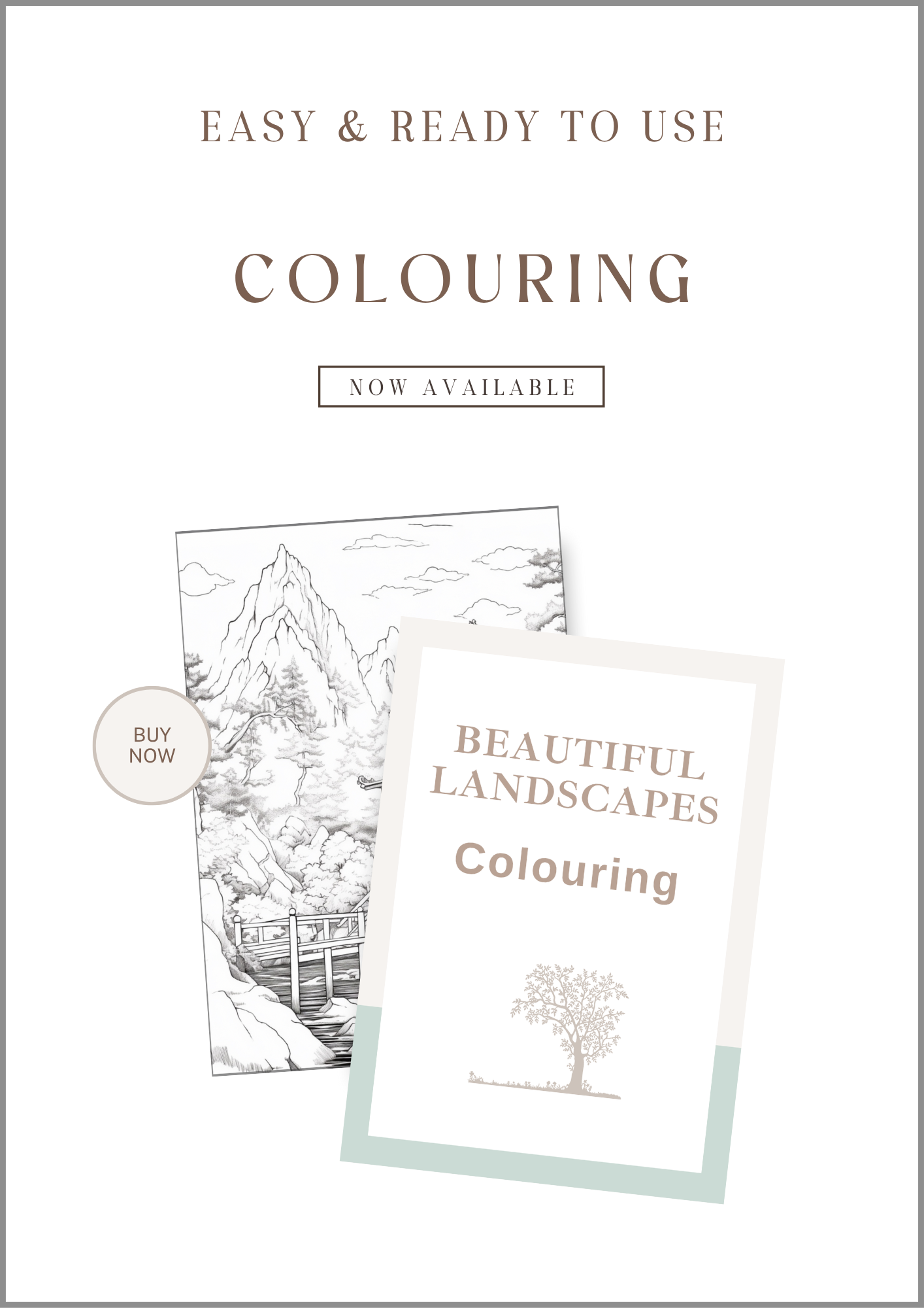 Beautiful Landscapes Colouring Book