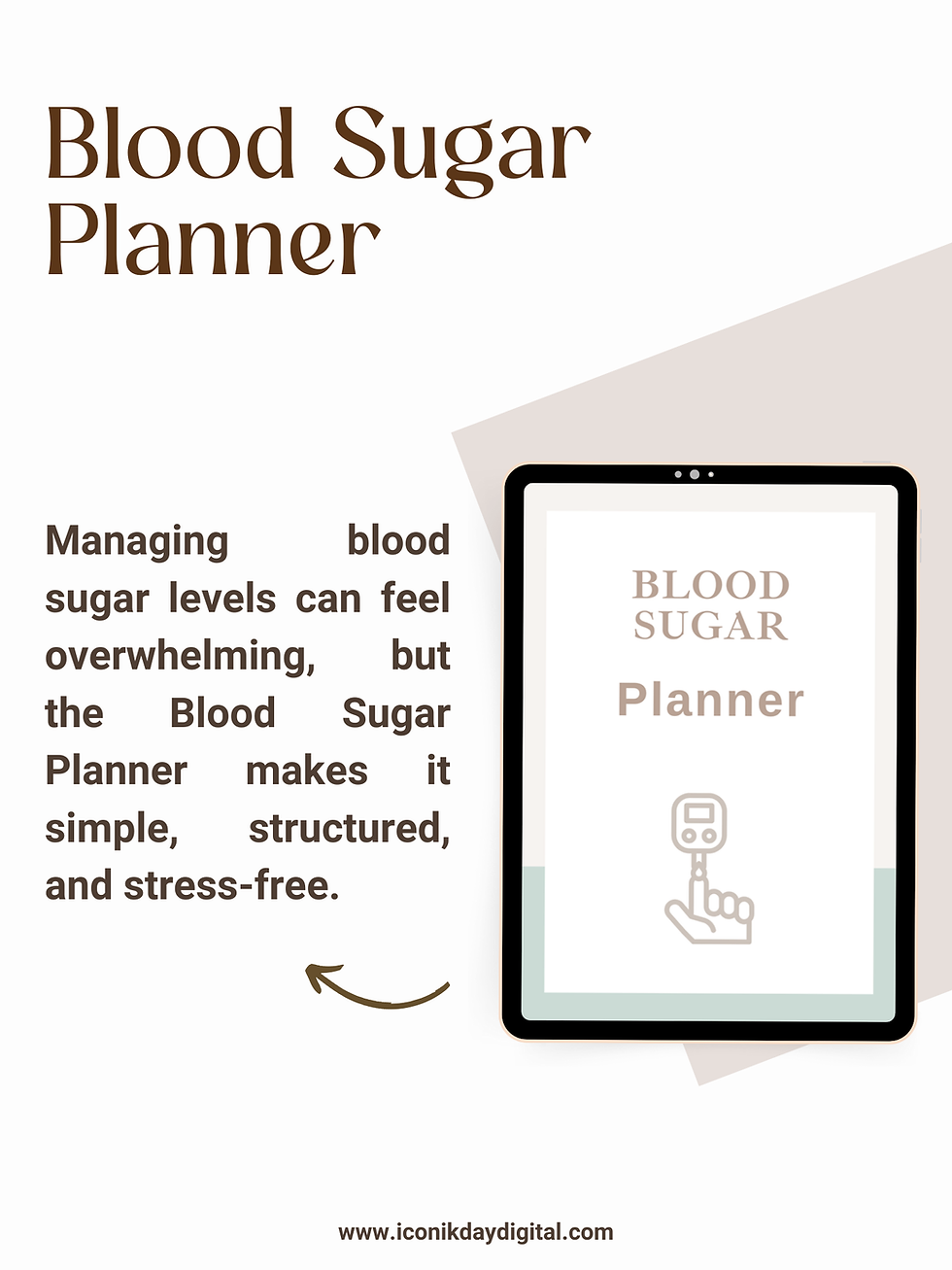 Thumbnail: Blood Suger Editable Planner