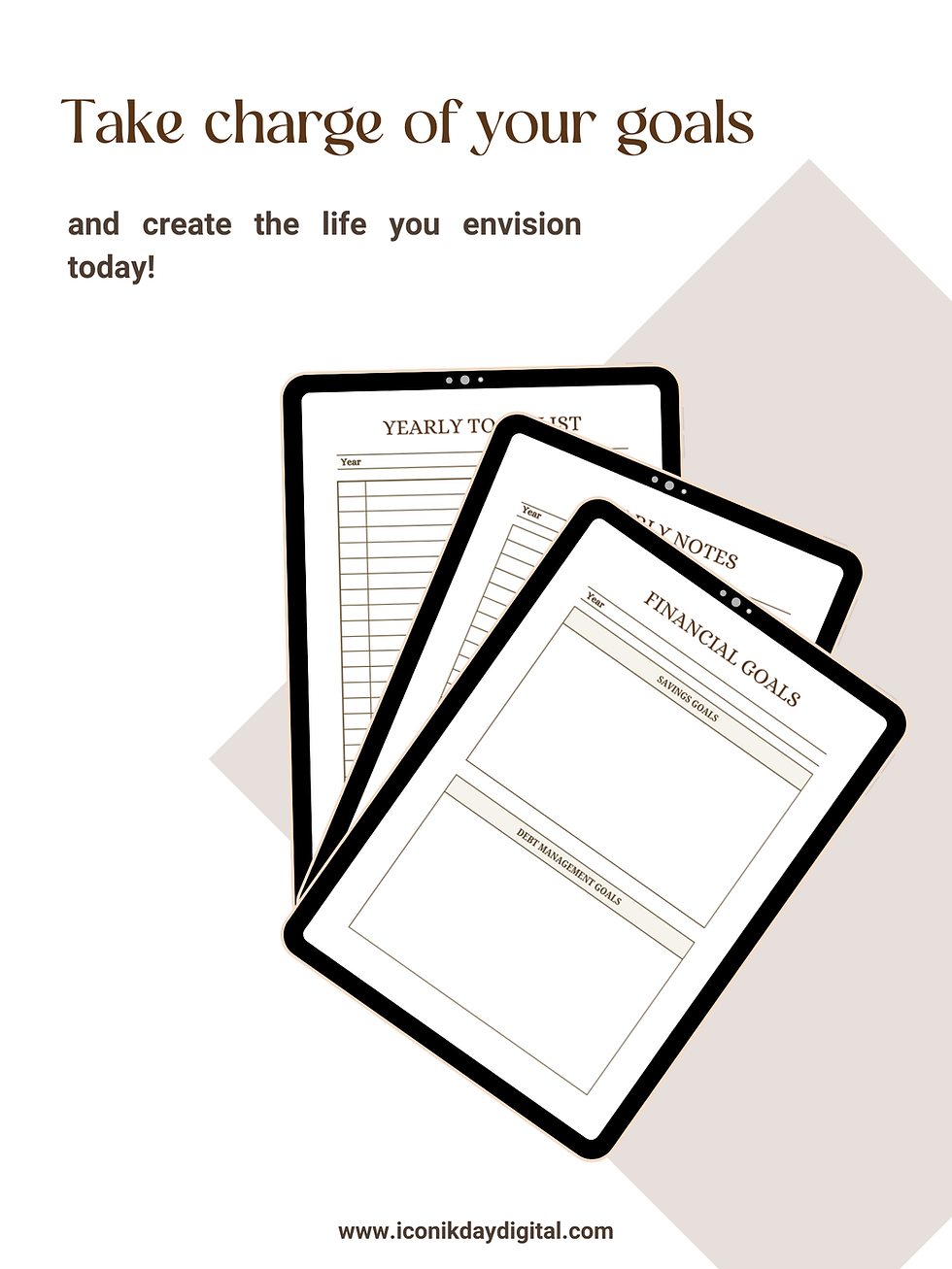 Thumbnail: Goal Editable Planner
