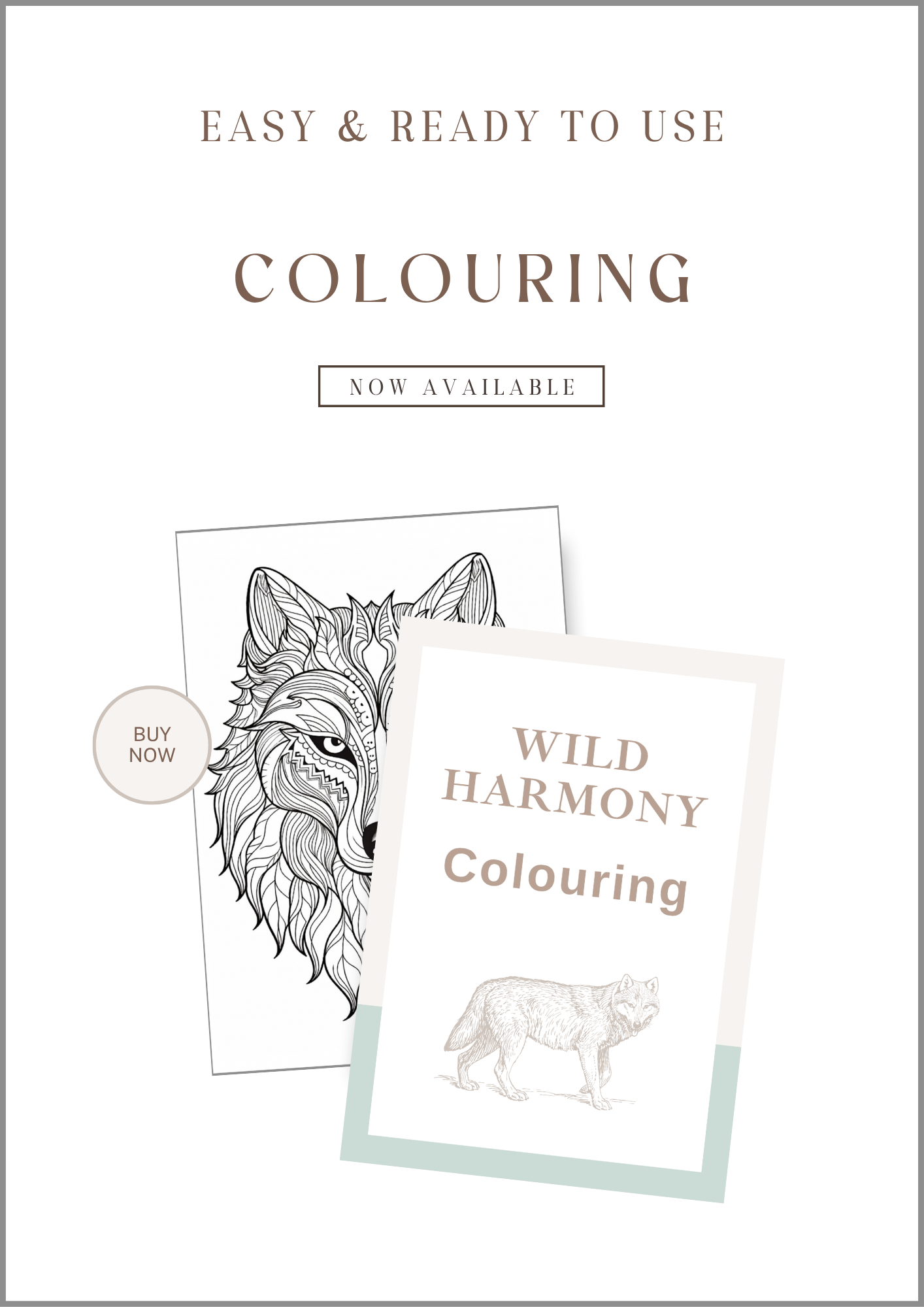 Wild Harmony Colouring Book