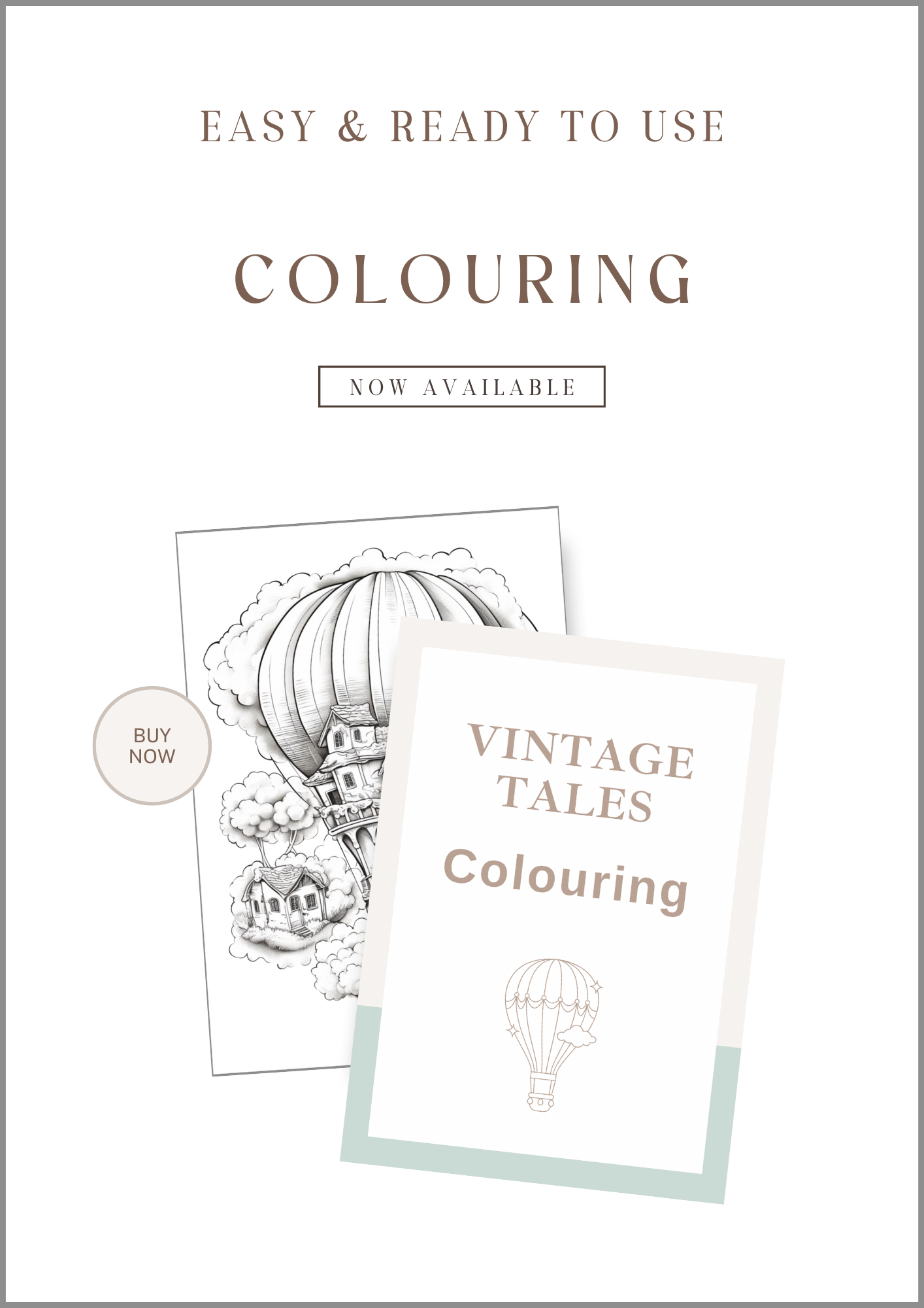Vintage Tales Colouring Book