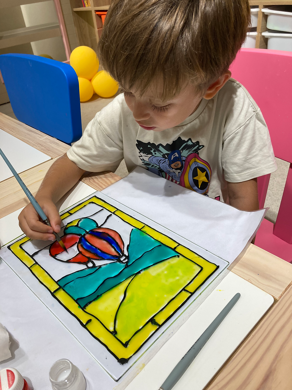 Küçük resim: Vitray Cam Boyama Atölyesi