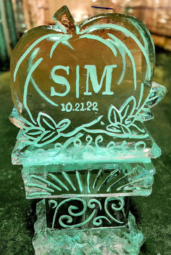 Pumpkin Ice Sculpture
