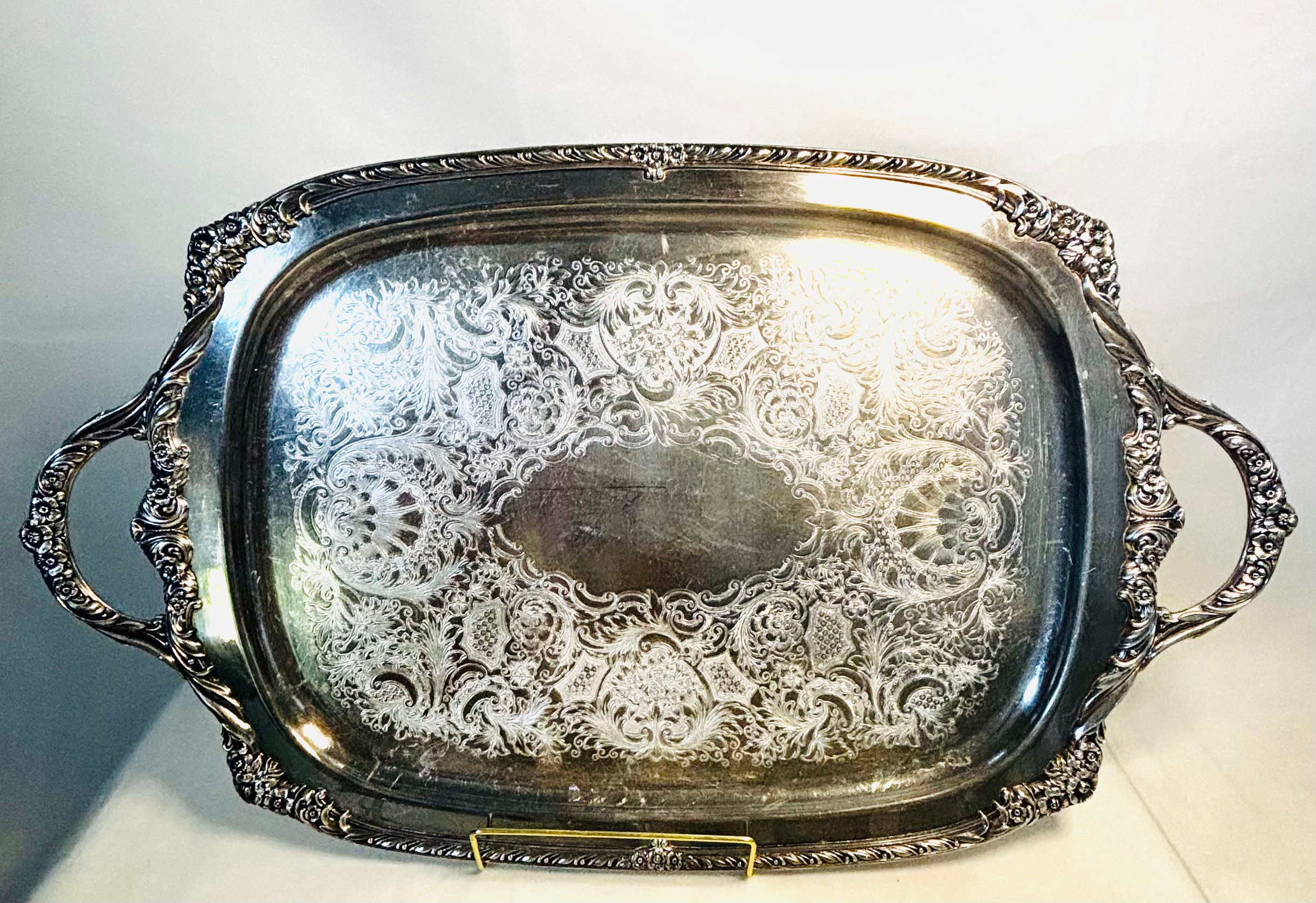 The Vintage 1847 Silver Serving Tray