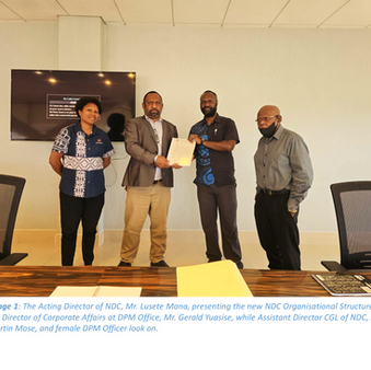 DPM Approved New Organisational Structure for National Disaster Centre