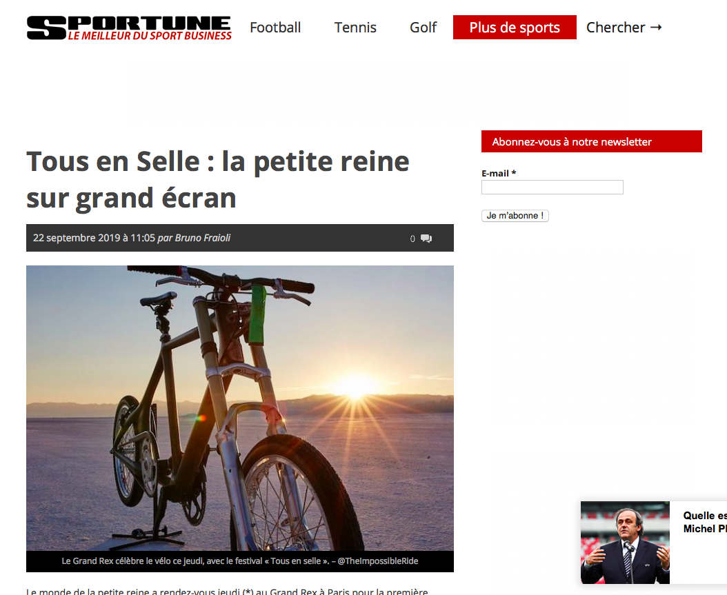 SPORTUNE - Septembre 2019