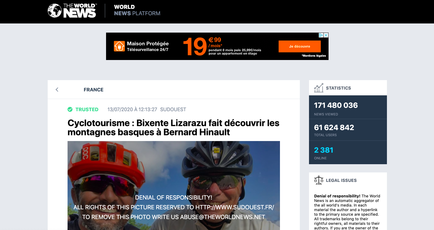 The World News - Juillet 2020