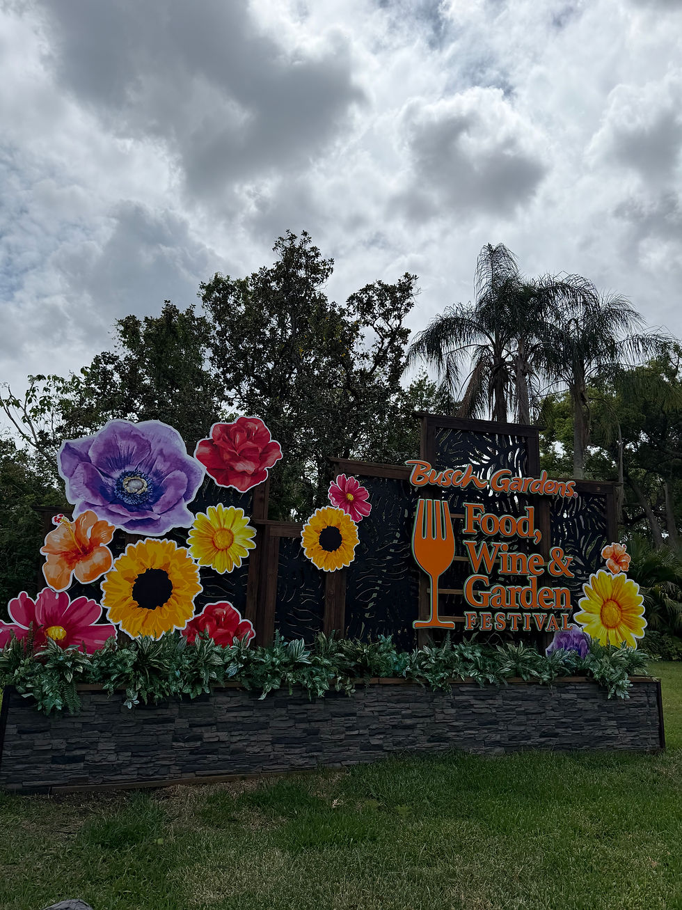 Food, Wine, & Garden Festival 2026 - Busch Gardens Tampa