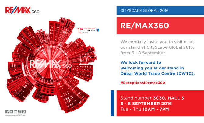 Visit us at CityScape Global 2016