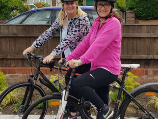 Formby psychotherapist undertakes epic cycling challenge with best friend for charity