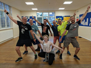 Formby’s “Glitter Boys” dance for Rainbow House