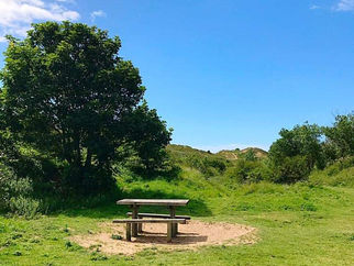 Blue skies & remaining very hot