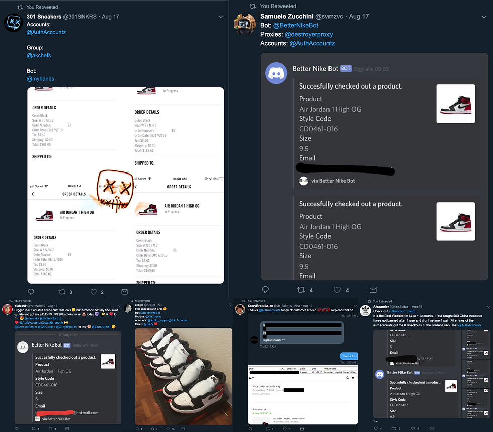 Thumbnail: Verified Nike+/SNKRS Accounts