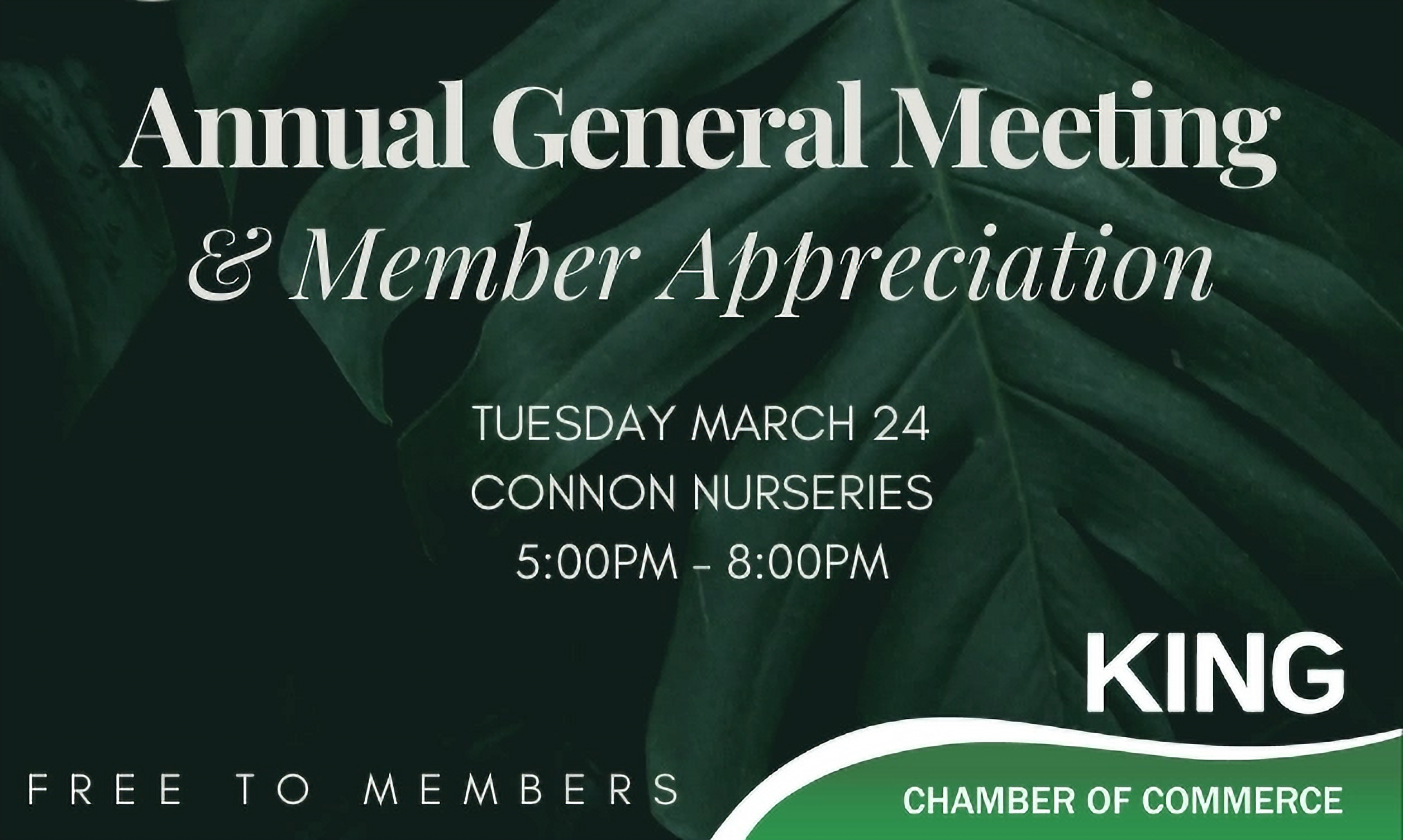 AGM & Member Appreciation Night