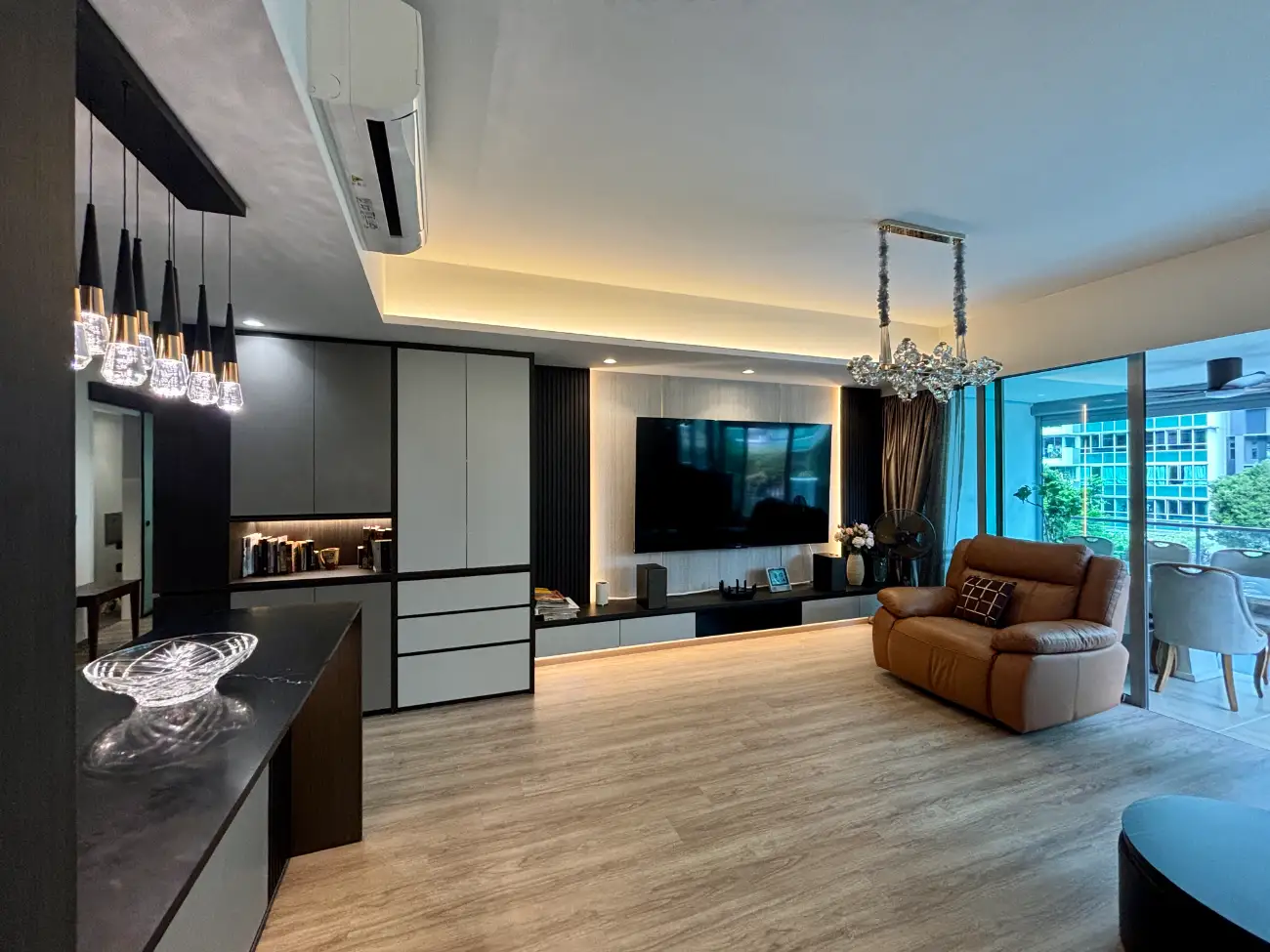 Modern luxury interior design living room