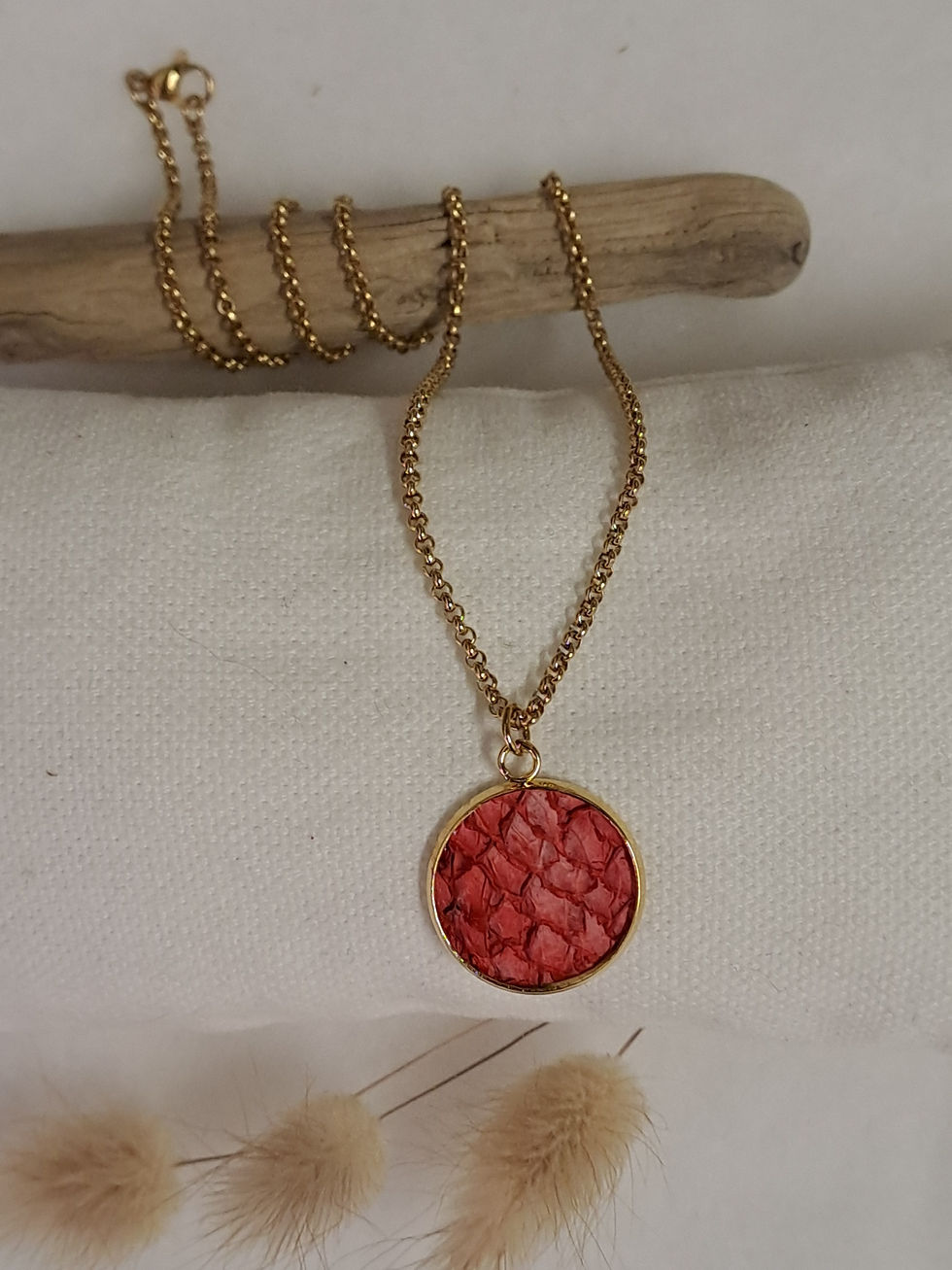 Miniature : Collier en Cuir de Poisson