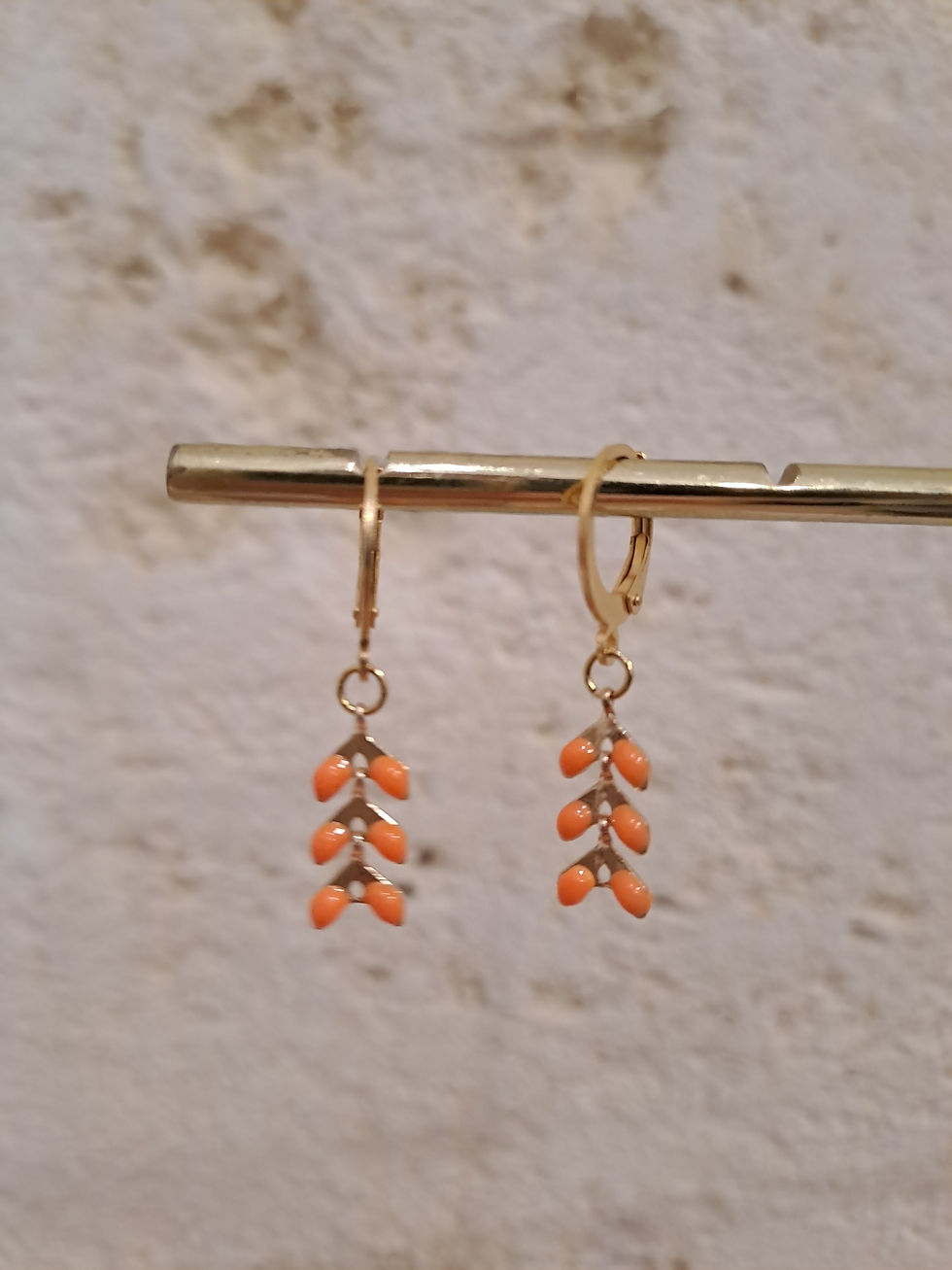 Miniature : Boucles d'oreilles maille épi 