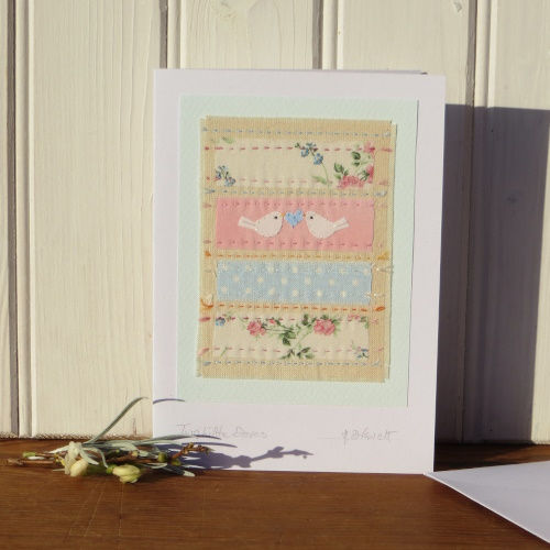 Thumbnail: Two Little Doves (pastel)