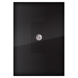 1 Conector 4X2 para Antena TV Preto Vetro