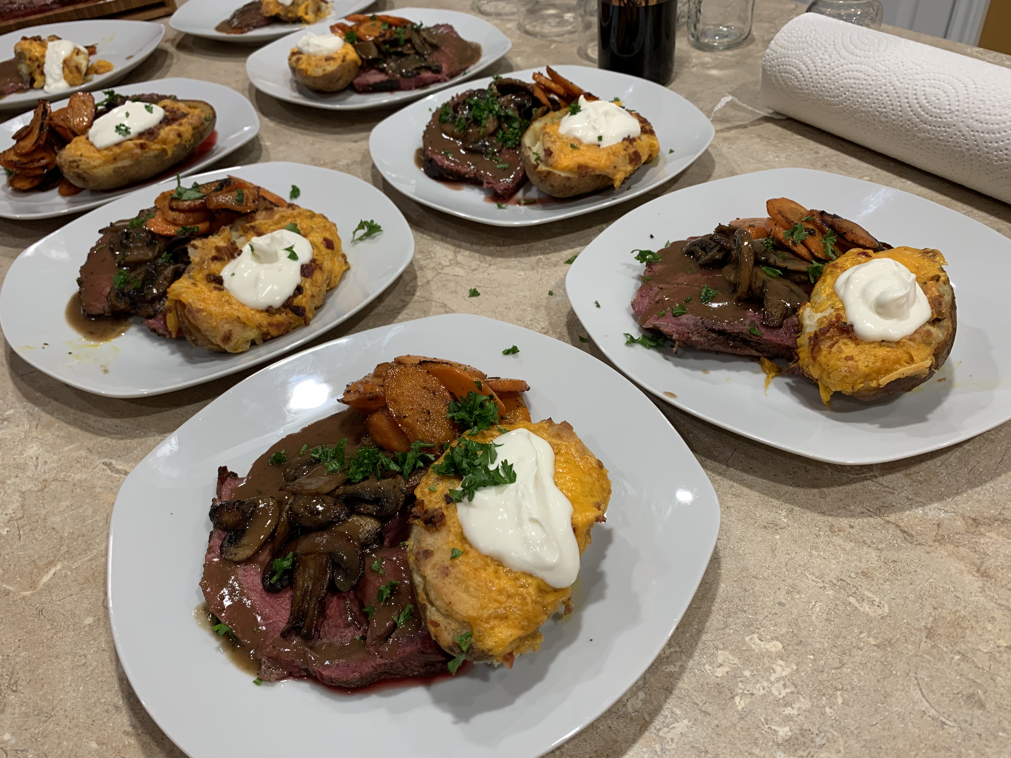 Arranged Food and Objects