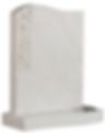 £1745.00 M2 White Marble Memorial