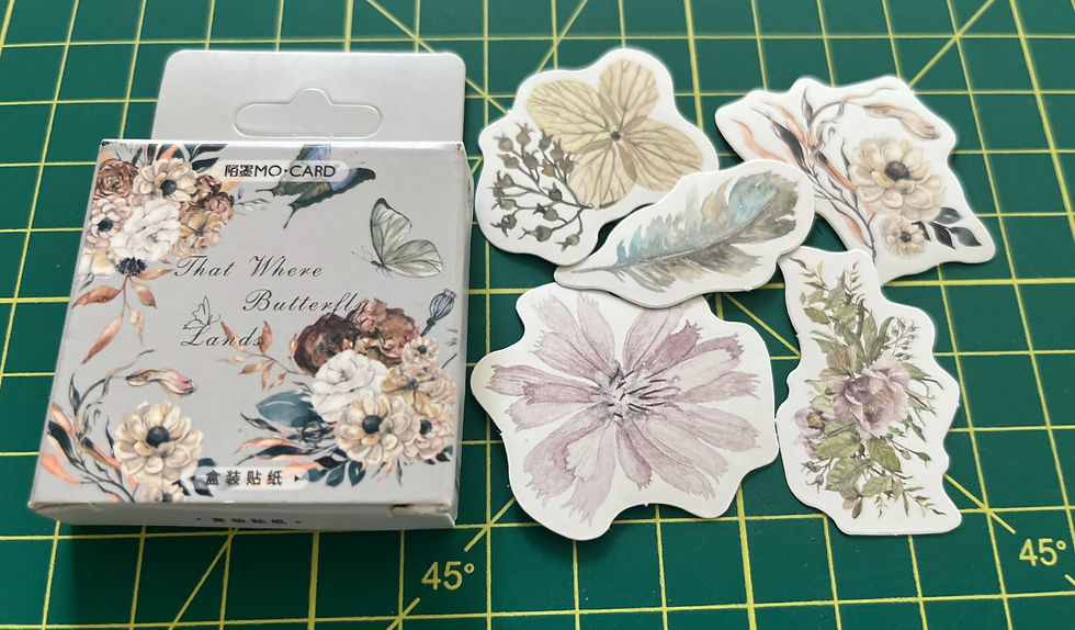 Favourite paper stickers: Flowers edition
