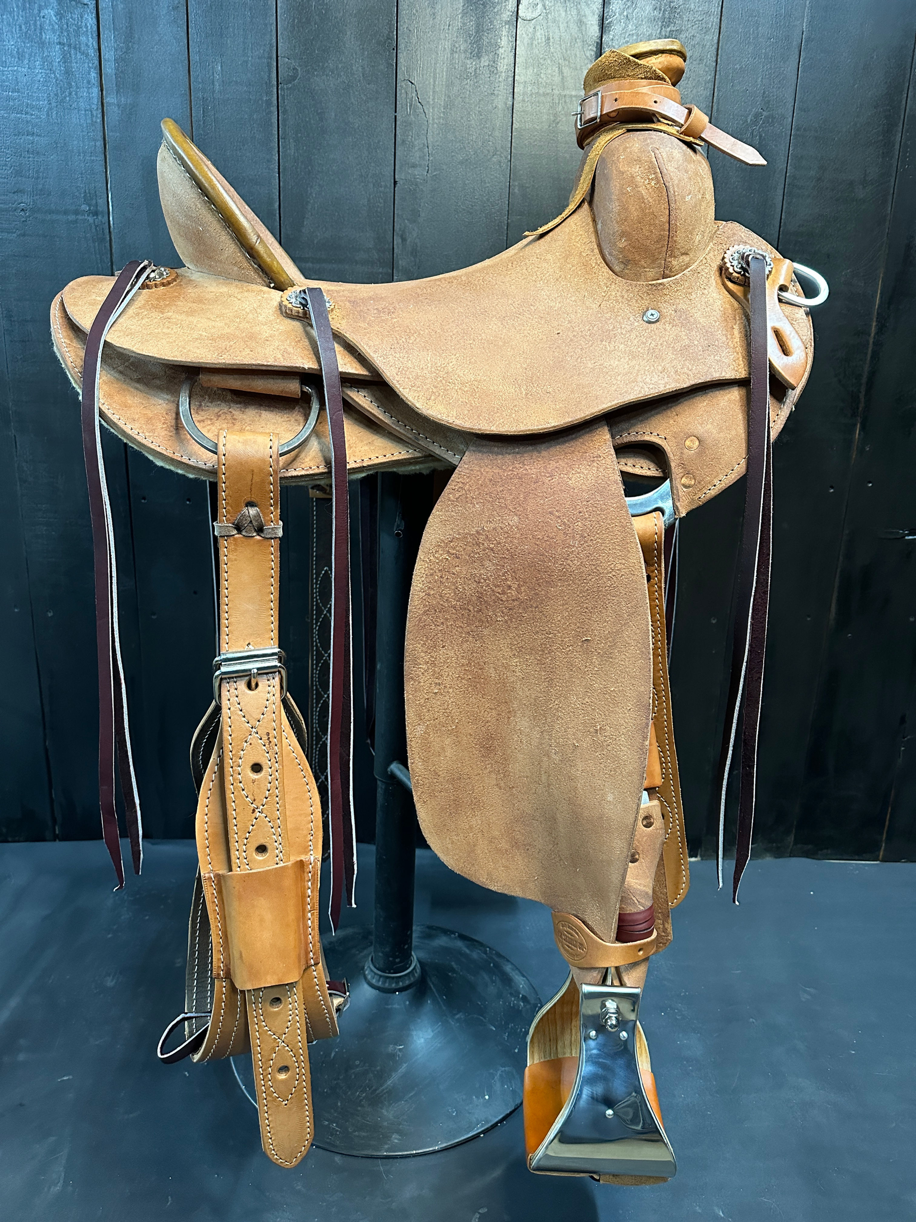 15.5" Modified Association Saddle - Roping/Ranch/Trail/Roper/Plain Jane