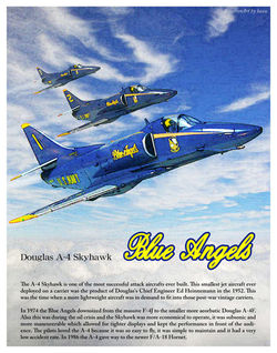 A-4F Skyhawk “Blue Angels" 