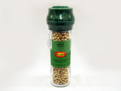 SARASPICE White Pepper Grinder Non-Refillable 50g