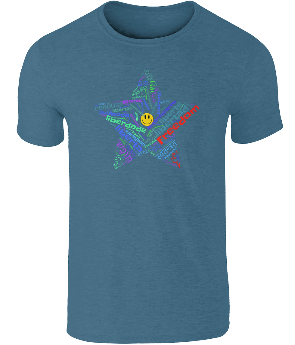 Thumbnail: Shooting Freedom Star - Softspun Unisex T-shirt