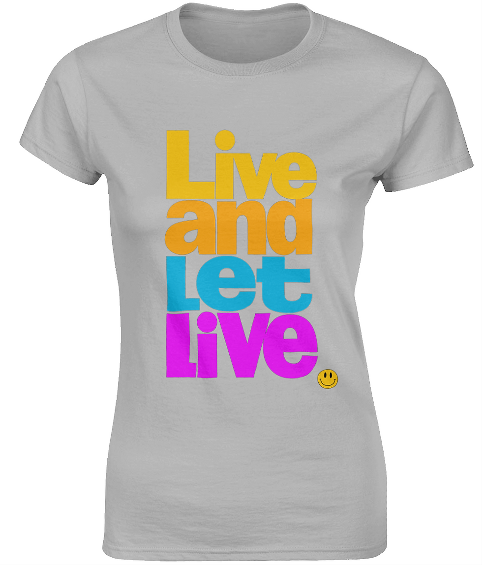 Thumbnail: Live ad Let Live - ladies fitted