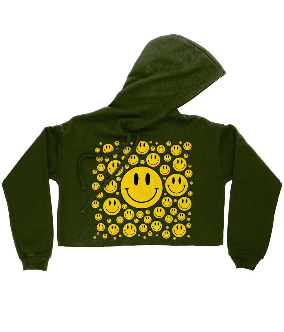 Thumbnail: Smiles of Freedom crop top Hoodie