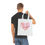 Thumbnail: Red Heart - 100 words for Freedom - Cotton Tote bag